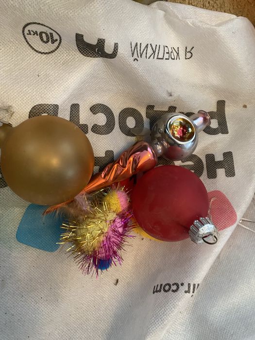 Игрушки на елку советские