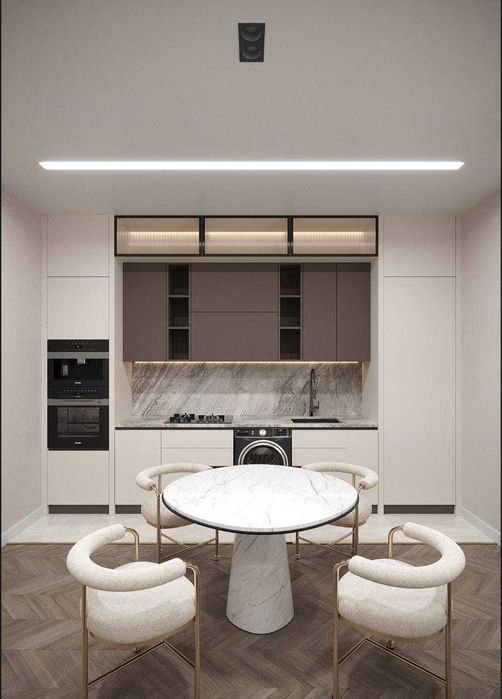 Студия 53 м² с ремонтом и мебелью в элитном Akay City, Дархан