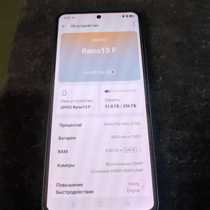 Продам телефон Оппо Рено 13f oppo reno