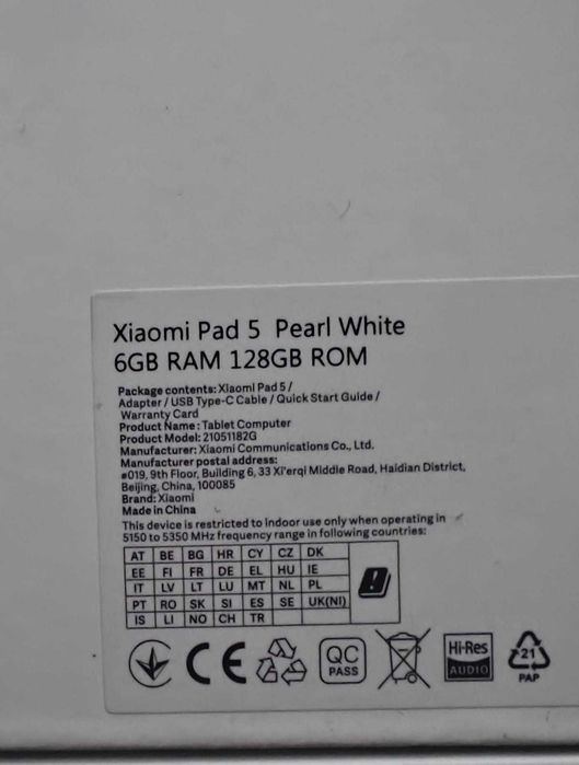 Планшет Xiaomi Pad 5