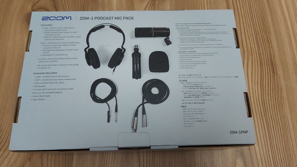 ZOOM ZDM-1 podcast mic pack