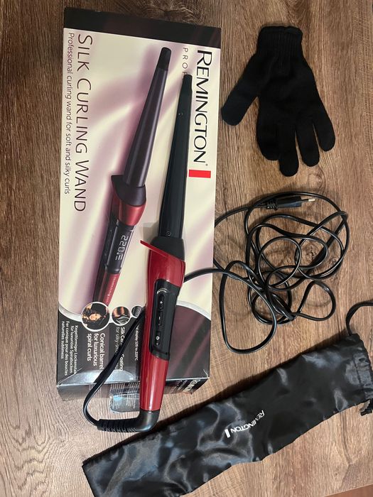 Маша за коса silk curling wand Remington