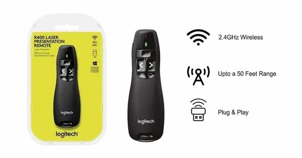 Пульт дистанционного управления Logitech R400, Презентер лазерный