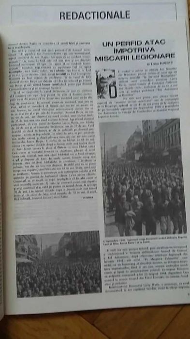 Lot 3 x Revista CARPATII (1985/1987/1988-1989, Red.: Traian Popescu, Dir.: Aron Cotrus) legionar miscarea legionara legionari cultura exilul romanesc