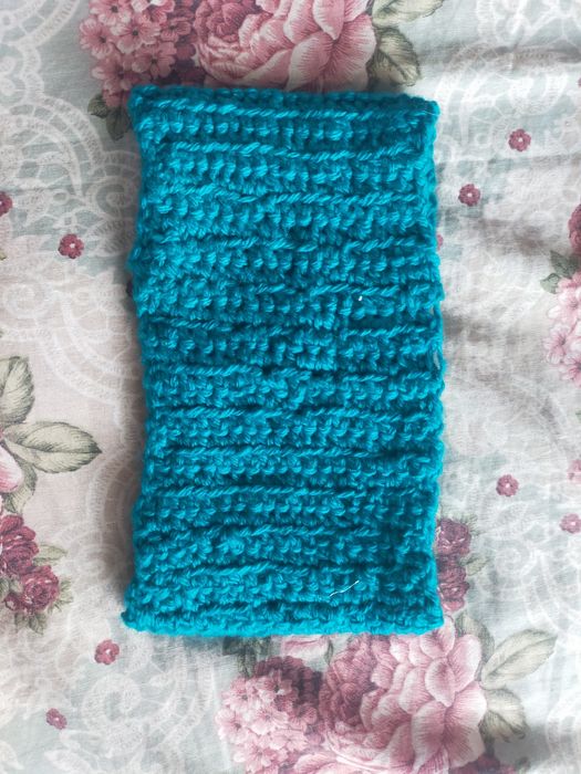 Тоқымадан шарф, ручная работа