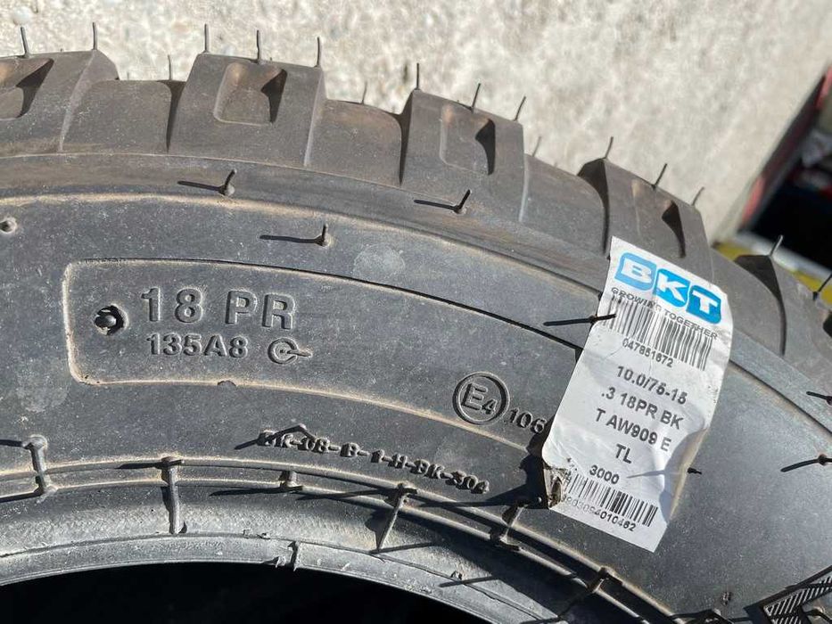 10.0/75-15.3 BKT Cauciucuri remorca 18PLIURI groase livrare