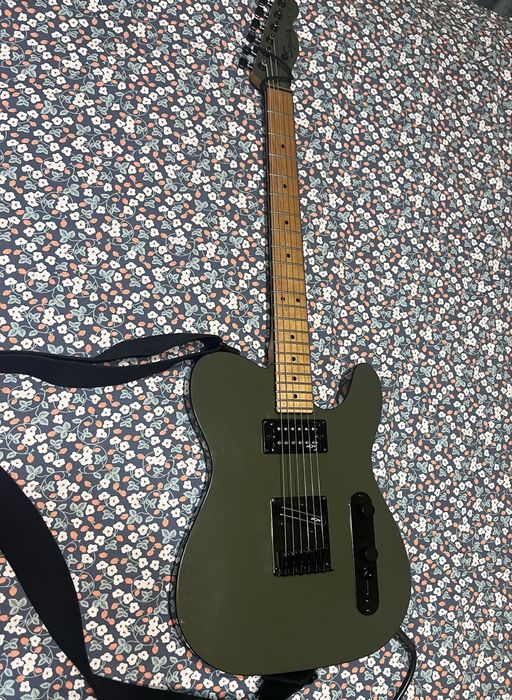 Squier contemporary olive green telecaster HR
