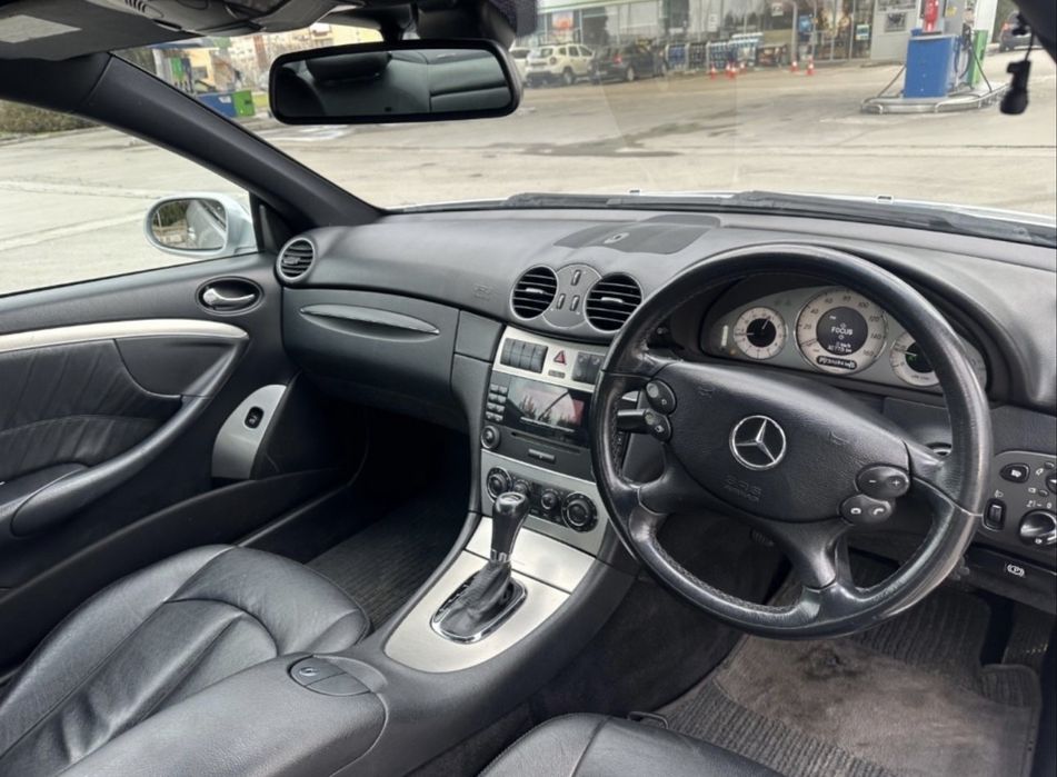 На части! Mercedes CLK220 CDI facelift, автомат, черен кожен салон
