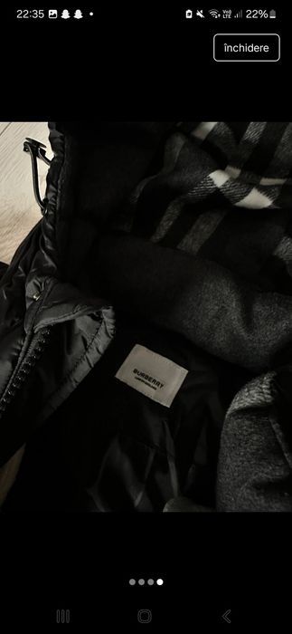 Geaca burberry tip vesta