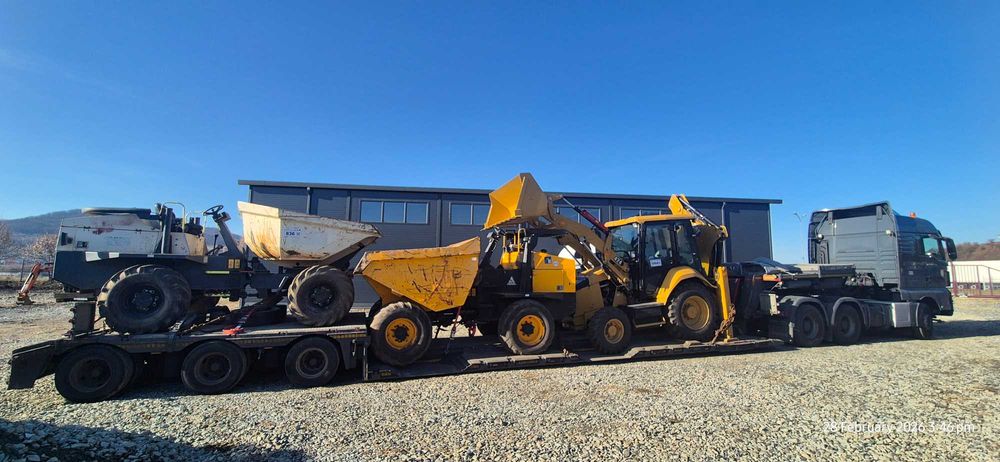 Inchiriere utilaje, Executie lucrări, Săpături, Nivelări, Compactări