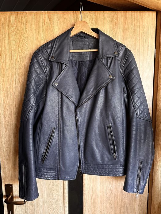 Geaca biker din piele