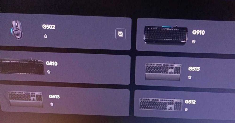 Tastatura logitech  G 512 , 513 , 810 , 910