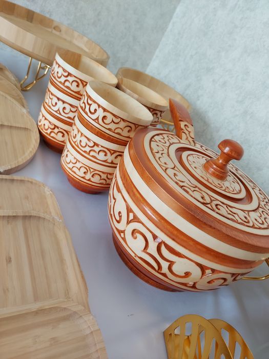 Қымыз наборы, ұлттық ыдыс жалға беріледі(аренда). Кумысница.