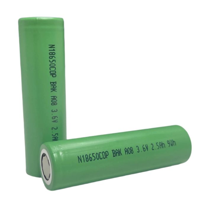 BAK N18650COP 2500mAh - 30A
BAK 18650
BAK N18650COP 2500mAh - 30A
