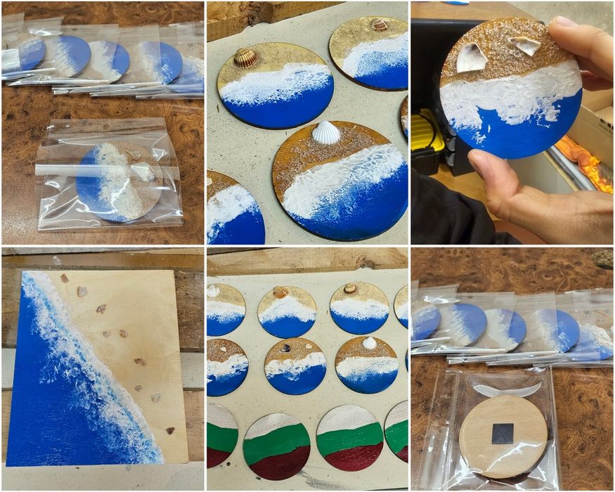 Ръчно изработени магнитчета за хладилник