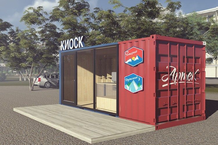 Строительство из морских контейнеров "под ключ" с доставкой