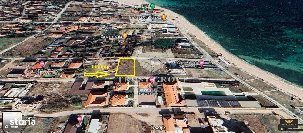 Teren intravilan | 1000mp | Vama Veche | la doar 100m de plaja