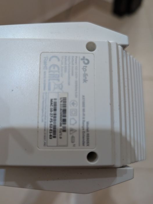 Wi-Fi 6 усилвател на обхват TP-Link RE605X AX1800