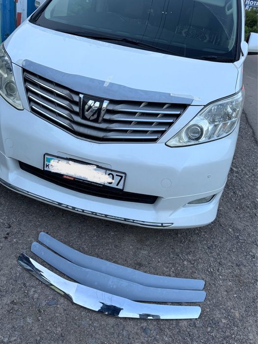 Молдинг на капот, Альфард 20