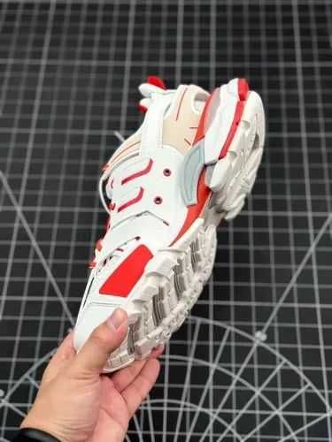 Balenciaga Track Sneaker "White/Red"