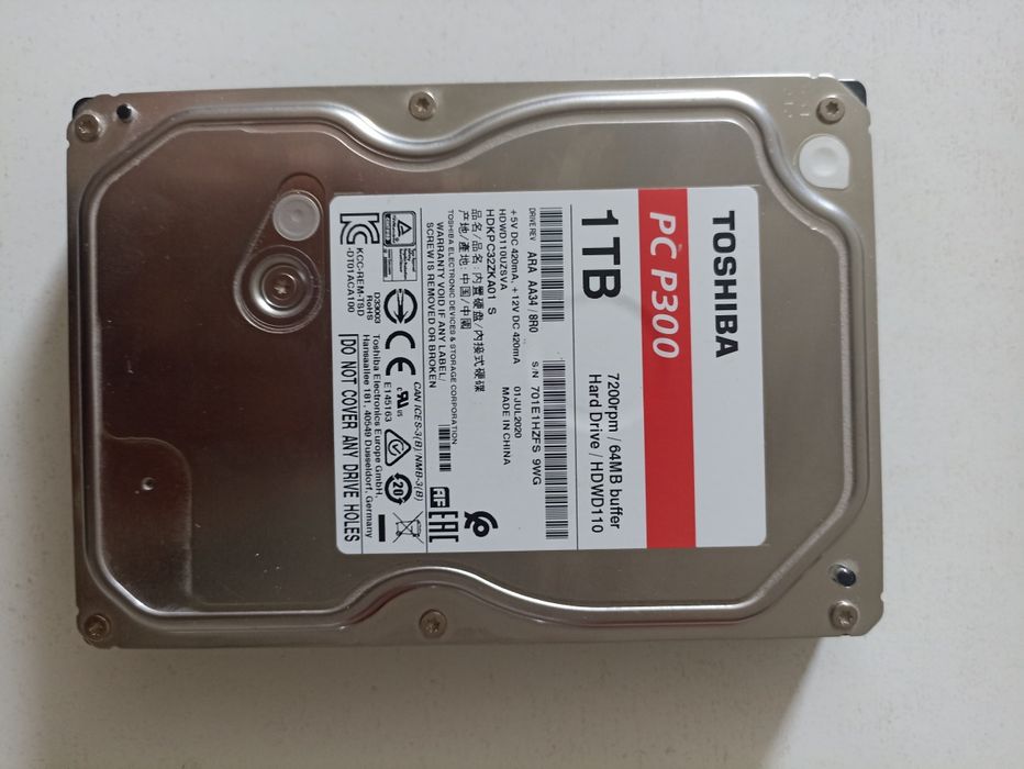 Жесткий диск Toshiba P300 1TB