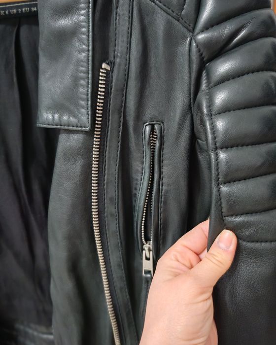 Geacă originală ALLSAINTS piele naturală