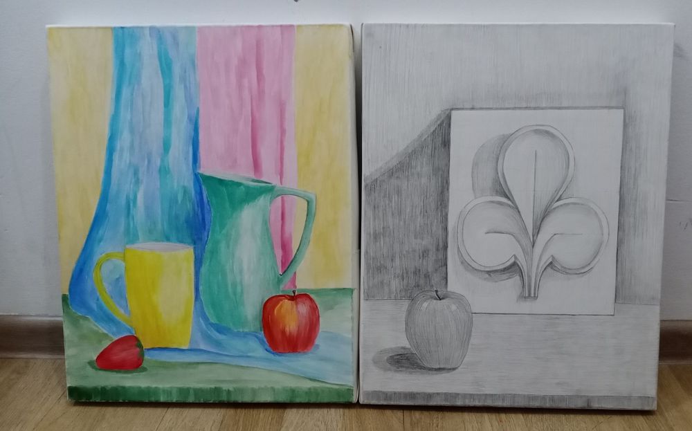 картины без рам разные