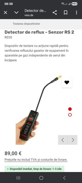 Analizor gaze wohler A 450