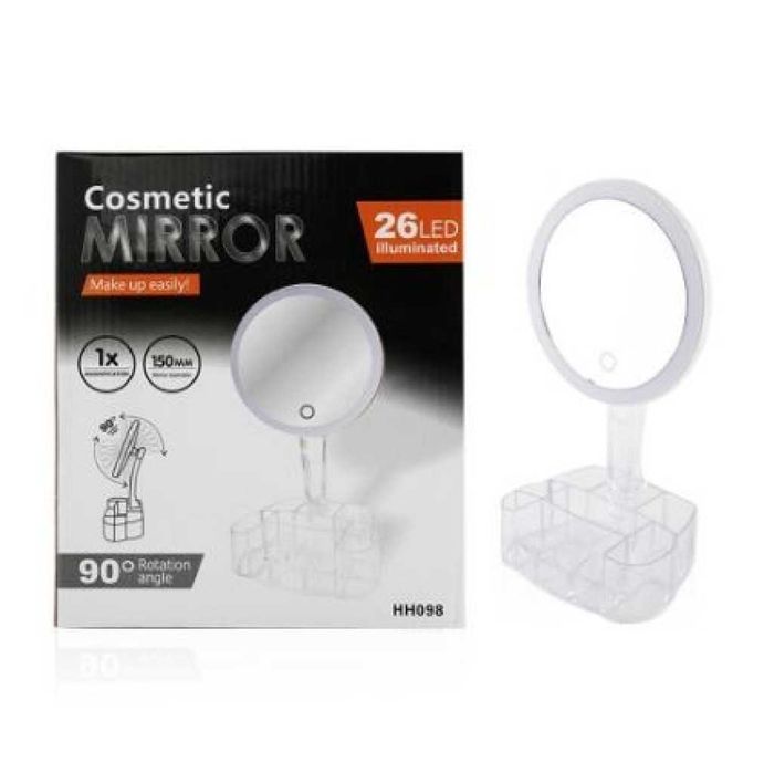 Органайзер за гримове с LED огледало