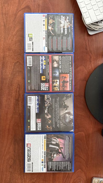 PS4 / PS5 игри комплект – GTA V, RDR2, God of War, NBA 2K25