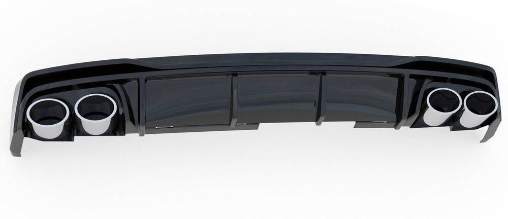 Спойлер за предна S-line броня Maxton design за Audi А6 C8 (2018-)