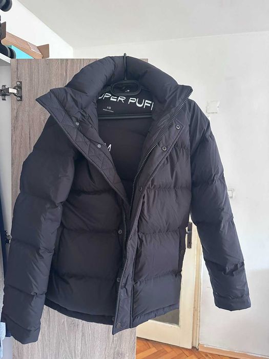 Оригинално дамско зимно яке TNA Aritzia с гъши пух – черно, размер XS