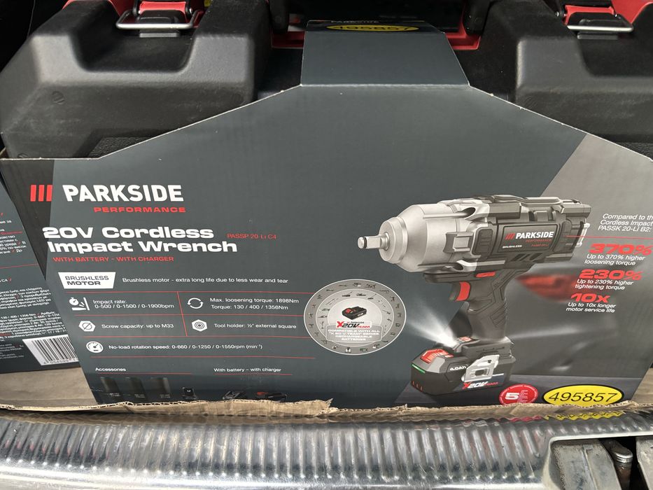 Ударен гайковерт parkside