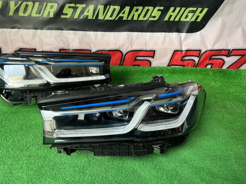 Bmw Seria 5 G30 G31 Facelift Set Faruri Laser Far stanga-dreapta