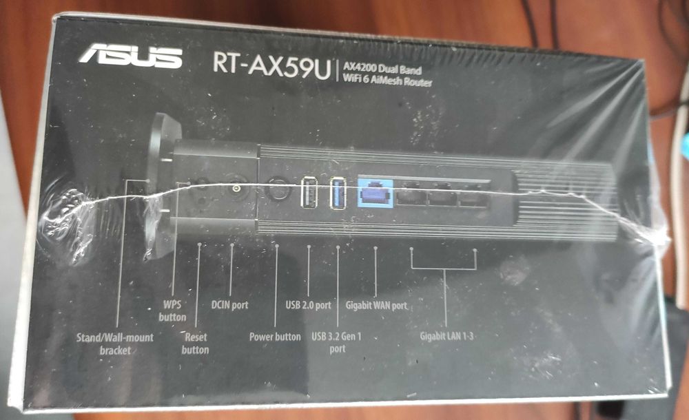 Asus RT-AX59U AX4200 WiFi6 Cutie Sigilata Garantie