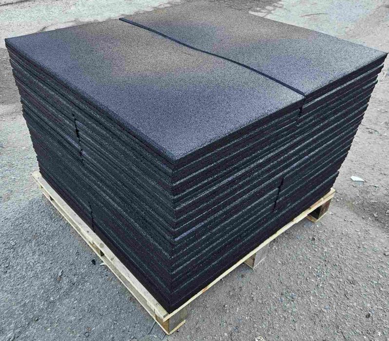 Каучукова настилка/гумена фитнес  настилка-плоча 100×50×2см Висок клас