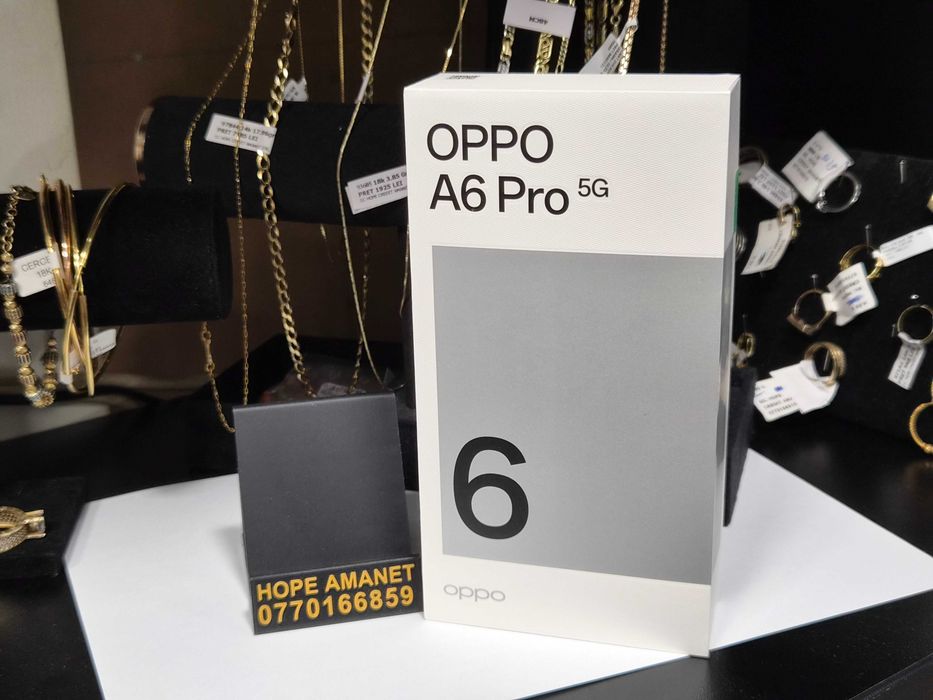 Hope Amanet P10/OPPO A6 Pro 5G 256GB Negru - SIGILAT -