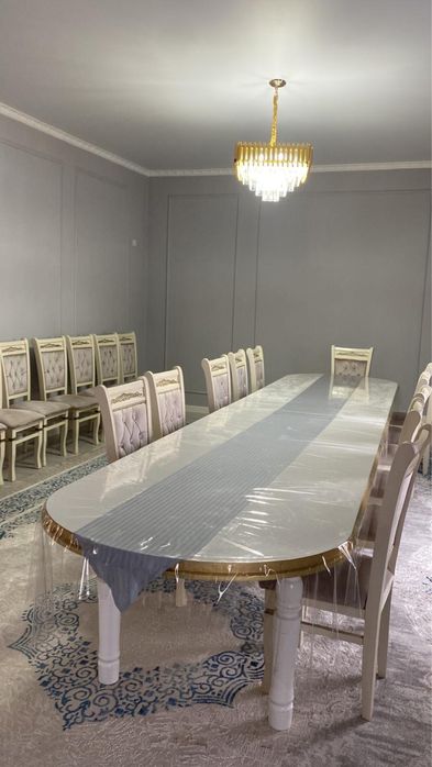 Стол 5м, стулья 24 штук