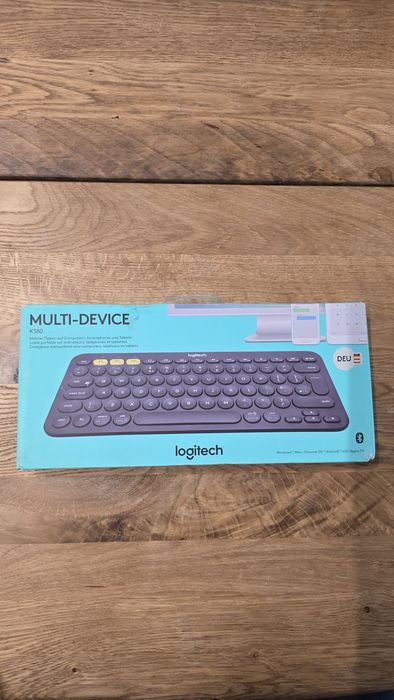 Tastatura Wireless LOGITECH K380, Bluetooth, Layout US INT, gri
