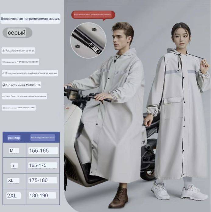 Дождевики прорезиненные качество