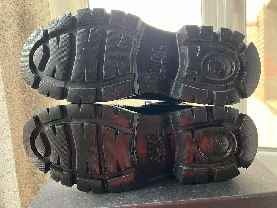 Karl Lagerfeld bocanci de piele TREKKA MENS KC