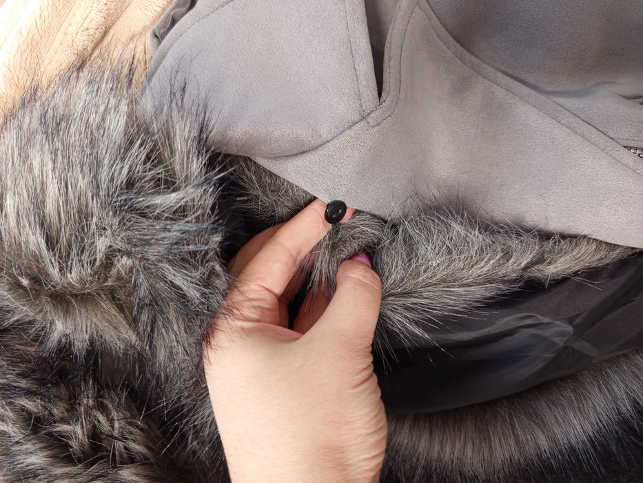 Дамско яке с пух