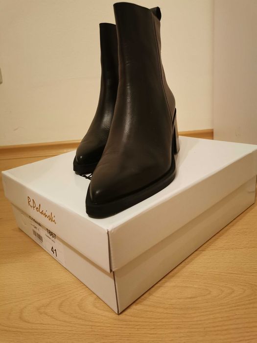 Дамски боти R. Polanski, естествена кожа.