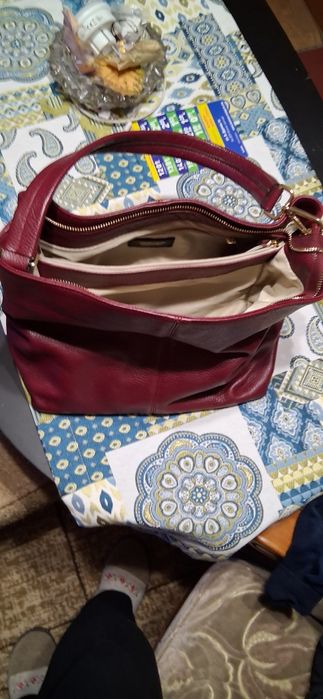 Нова стилна чанта от естествена кожа