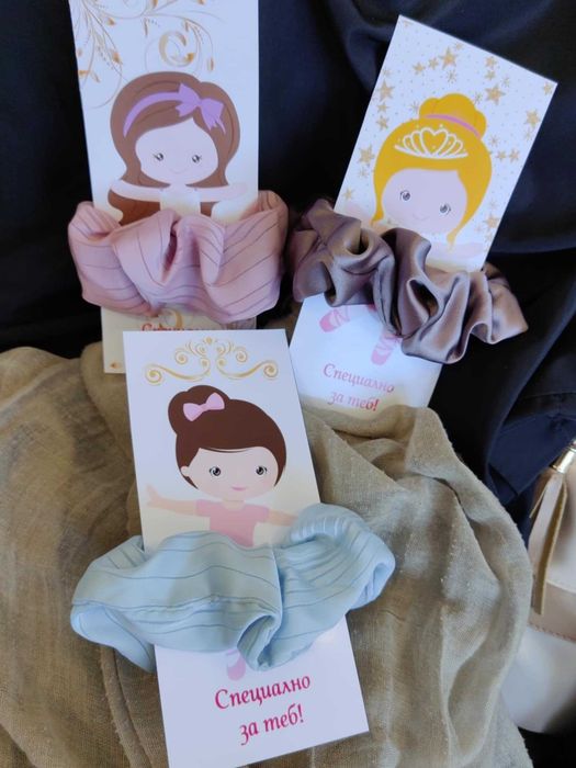 Ръчно изработени скрънчита за коса