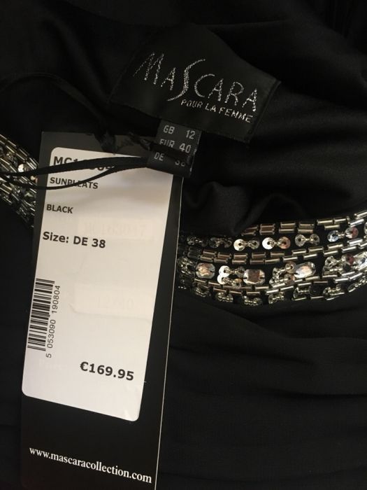 Плисирана рокля по тялото Mascara