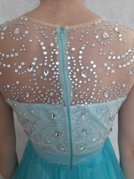 Продам платье вечернее бирюзовый цвет