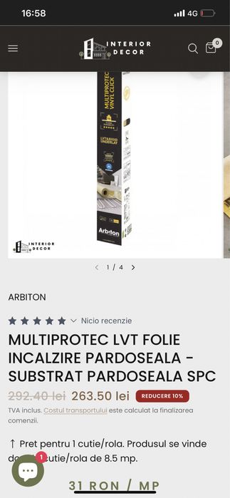 Folie incalzire pardosea spc