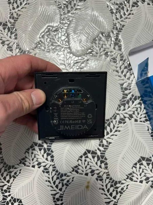 Set 2 Întrerupătoare Smart Wi-Fi (Alb Nou + Negru 3-Gang)