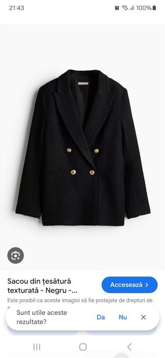 Sacou gros H&M marime L